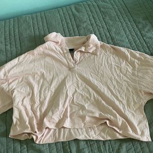 light pink/cream wild fable shirt /// size medium